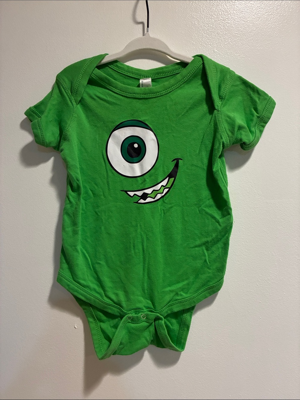 Disney Mike Wasowski Monsters Inc Halloween Costume Bodysuit Outfit Baby Toddler
